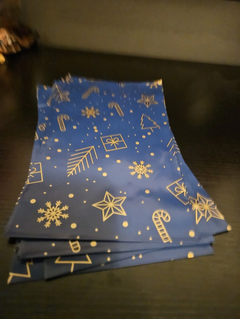 Navy And Gold Polymailer Packages